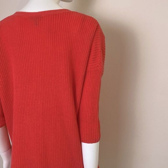 Express Sweater Salmon with Dropped Shoulder Work or Weekend Size Medium - Picture 8 of 9